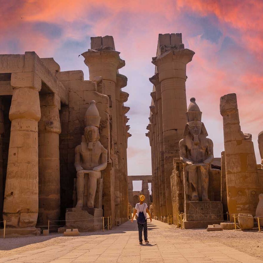 luxor-sculptures-of-ancient-egyptian-pharaohs